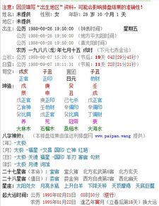 生辰八字免费测算财运